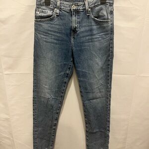 AG Women's Alexxis High Rise
Vintage Straight Blue Jeans.size27.Y2K